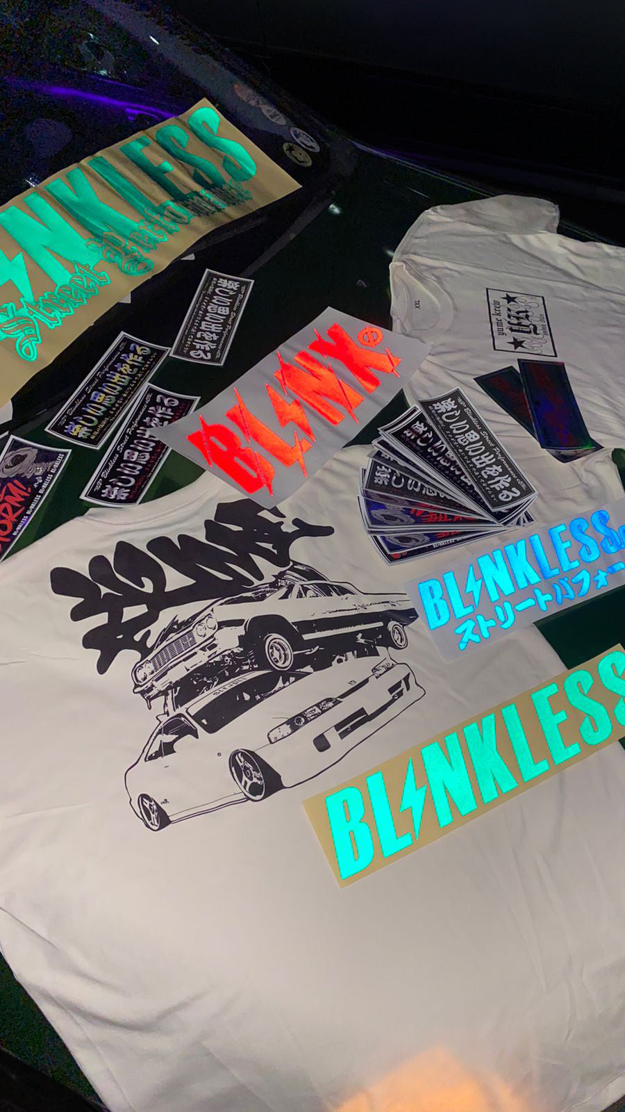 Adesivo Recorte BLINKLESS Street Performance AZUL REFLETIVO