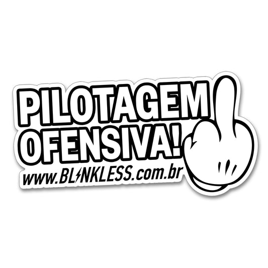 Adesivo BLINKLESS PILOTAGEM OFENSIVA