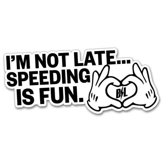 Adesivo BLINKLESS SPEEDING IS FUN