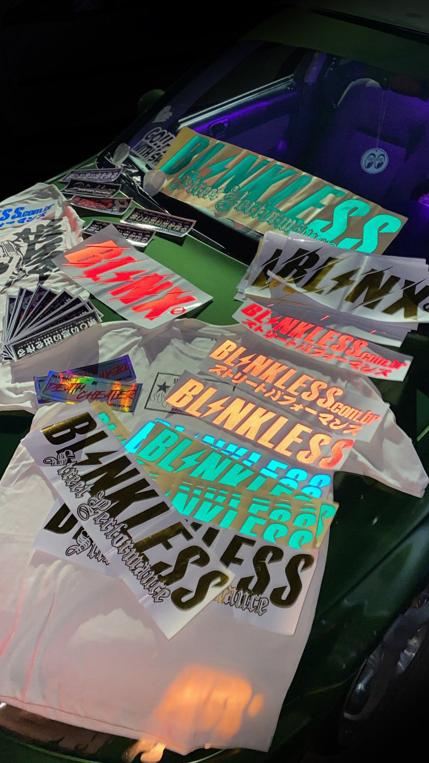 Adesivo Recorte BLINKLESS Street Performance VERDE REFLETIVO