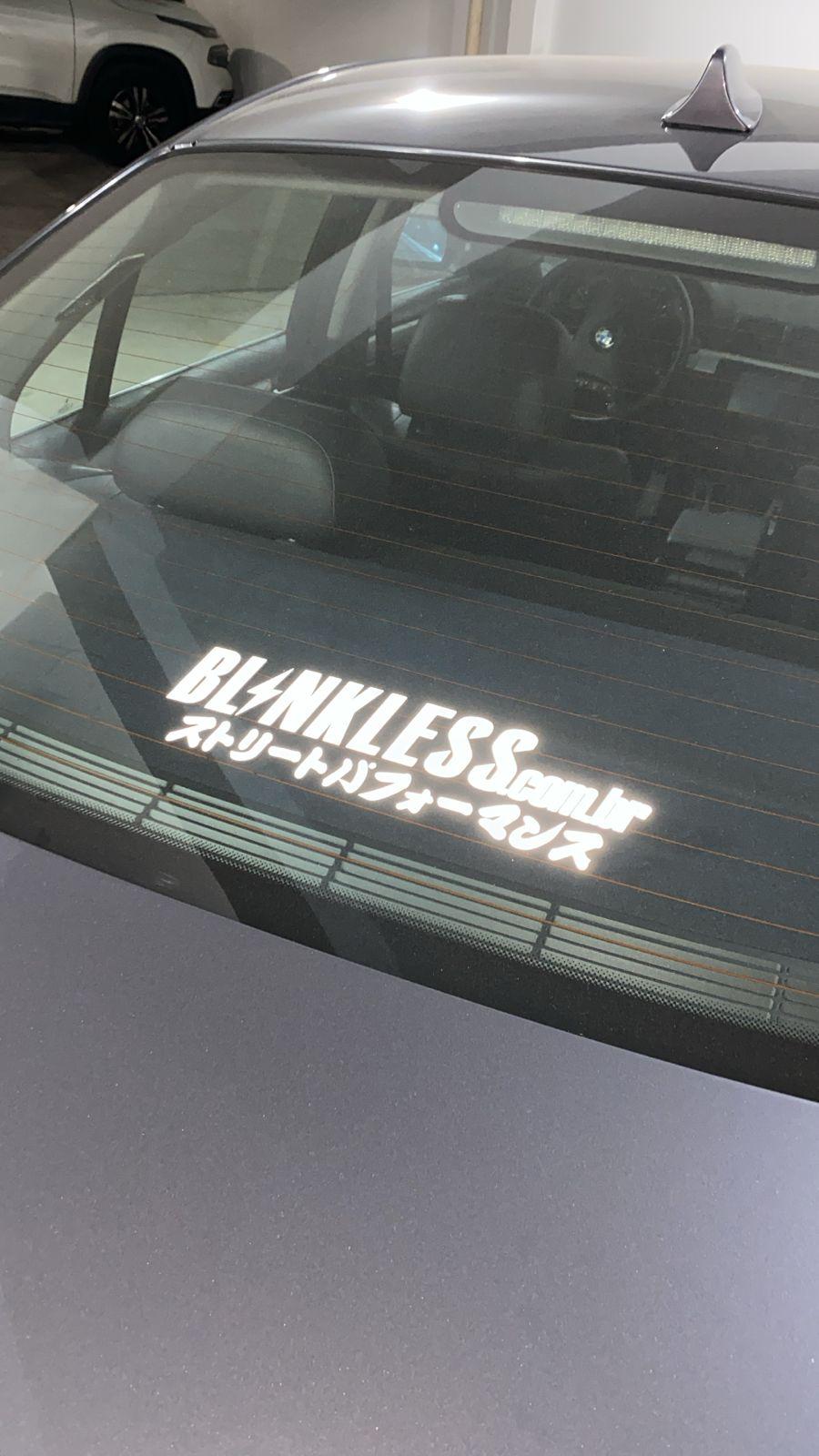 Adesivo Recorte BANNER BLINKLESS Street Performance Branco REFLETIVO