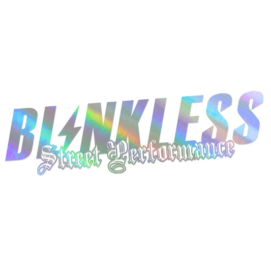 Adesivo Recorte BANNER BLINKLESS Street Performance Iridescent Chrome