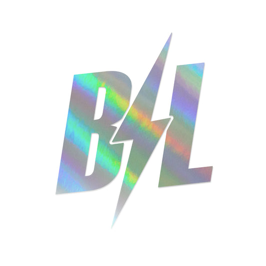 Adesivo Recorte B⚡︎L Iridescent Chrome