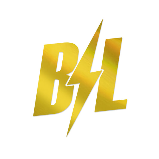 Adesivo Recorte B⚡︎L Gold Chrome